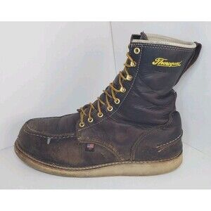 THOROGOOD MEN'S 11.5 2E AMERICAN HERITAGE CLASSICS 8" USA WORK BOOTS STEEL TOE